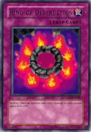Ring of Destruction (Rare) (CP02-EN008) - Champion Pack 2 Unlimited
