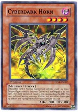 Cyberdark Horn (Common) (DP04-EN007) - Duelist Pack 4: Zane Truesdale 1st Edition