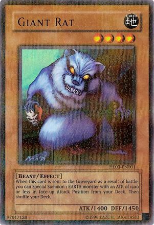 Giant Rat (Parallel Rare) (HL03-EN001) - Hobby League 3 Unlimited