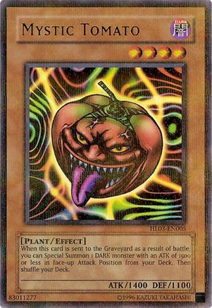 Mystic Tomato (Parallel Rare) (HL03-EN005) - Hobby League 3 Unlimited