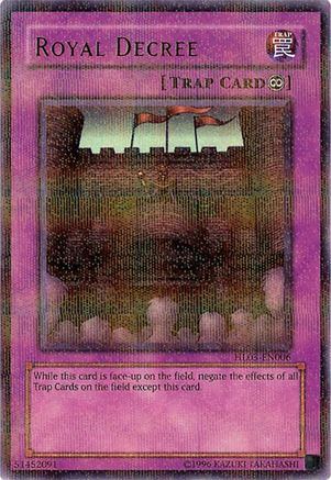 Royal Decree (Ultra Rare) (HL03-EN006) - Hobby League 3 Unlimited