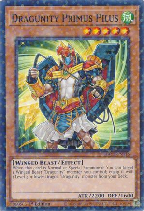 Dragunity Primus Pilus (Duel Terminal) (Duel Terminal Technology Common) (HAC1-EN155) - Hidden Arsenal: Chapter 1 1st Edition