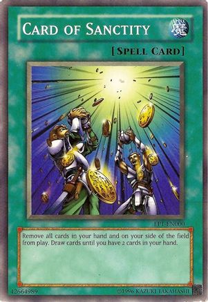 Card of Sanctity (Kids WB Duel of Destiny Promo) (Common) (EP1-EN000) - Yu-Gi-Oh! Movie Exclusive Pack Unlimited