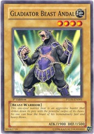 Gladiator Beast Andal (Common) (PTDN-EN001) - Phantom Darkness 1st Edition