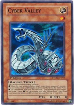 Cyber Valley (Super Rare) (PTDN-EN010) - Phantom Darkness 1st Edition