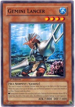 Gemini Lancer (Common) (PTDN-EN025) - Phantom Darkness Unlimited
