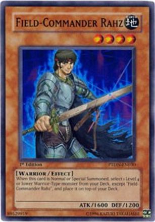 Field-Commander Rahz (Super Rare) (PTDN-EN030) - Phantom Darkness Unlimited