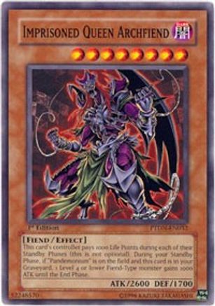 Imprisoned Queen Archfiend (Common) (PTDN-EN032) - Phantom Darkness 1st Edition