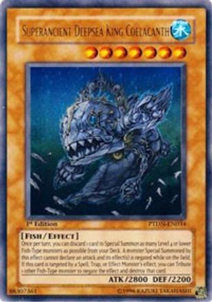 Superancient Deepsea King Coelacanth (Ultra Rare) (PTDN-EN034) - Phantom Darkness Unlimited