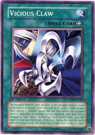 Vicious Claw (Common) (PTDN-EN047) - Phantom Darkness 1st Edition