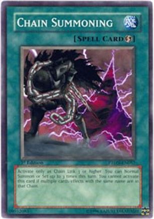 Chain Summoning (Common) (PTDN-EN057) - Phantom Darkness 1st Edition
