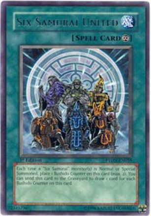 Six Samurai United (Rare) (PTDN-EN059) - Phantom Darkness 1st Edition