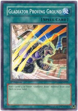 Gladiator Proving Ground (Common) (PTDN-EN061) - Phantom Darkness 1st Edition