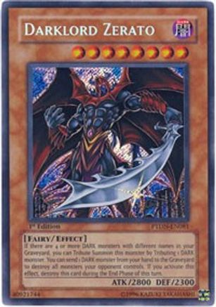 Darklord Zerato (Secret Rare) (PTDN-EN081) - Phantom Darkness 1st Edition