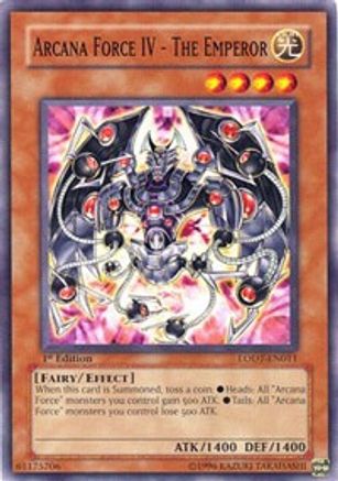 Arcana Force IV - The Emperor (Common) (LODT-EN011) - Light of Destruction Unlimited