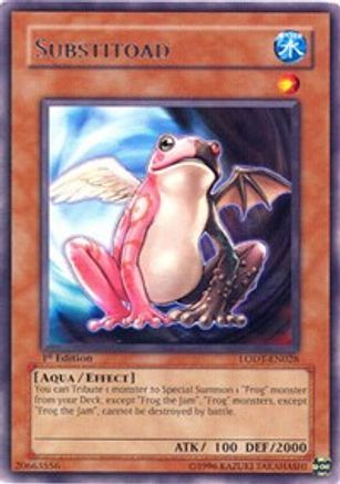 Substitoad (Rare) (LODT-EN028) - Light of Destruction 1st Edition