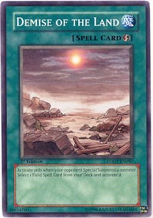 Demise of the Land (Common) (LODT-EN047) - Light of Destruction 1st Edition