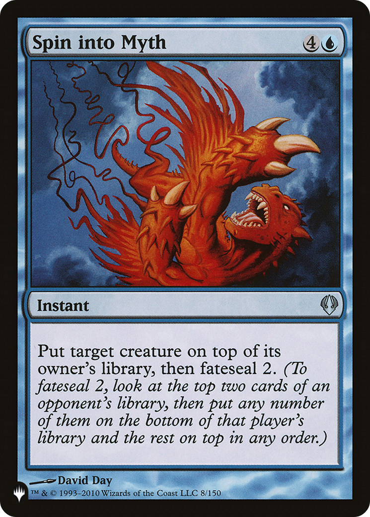 Spin into Myth (LIST-8/150) [The List]