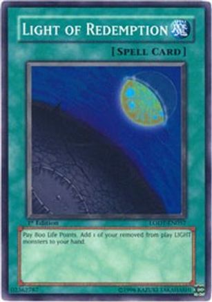 Light of Redemption (Super Rare) (LODT-EN057) - Light of Destruction 1st Edition