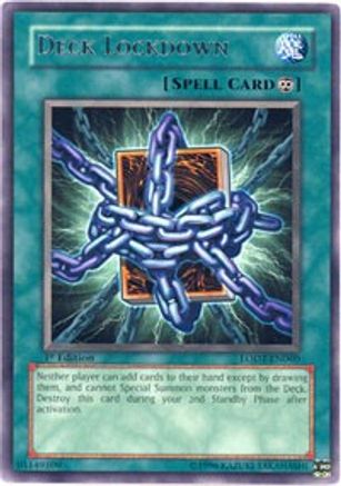 Deck Lockdown (Rare) (LODT-EN060) - Light of Destruction 1st Edition