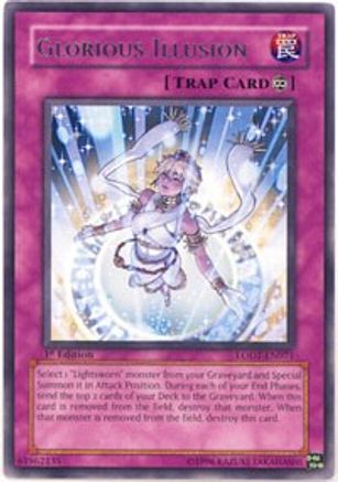 Glorious Illusion (Rare) (LODT-EN071) - Light of Destruction 1st Edition