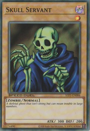 Skull Servant (Super Rare) (STP3-EN006) - Speed Duel: Tournament Pack 3 Unlimited