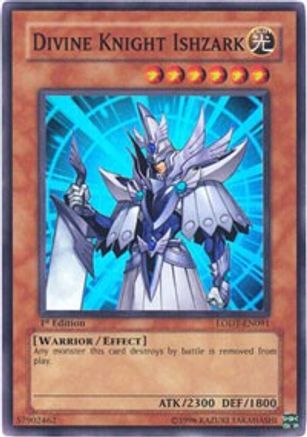 Divine Knight Ishzark (Super Rare) (LODT-EN091) - Light of Destruction Unlimited
