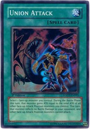 Union Attack (Super Rare) (LODT-EN093) - Light of Destruction 1st Edition
