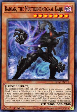 Radian, the Multidimensional Kaiju (Common) (SDAZ-EN010) - Structure Deck: Albaz Strike 1st Edition
