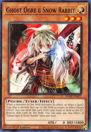 Ghost Ogre & Snow Rabbit (Common) (SDAZ-EN017) - Structure Deck: Albaz Strike 1st Edition