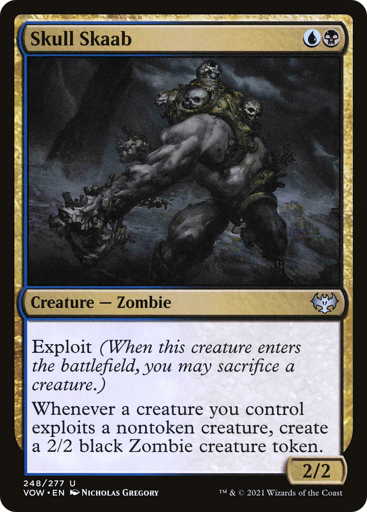 Skull Skaab (VOW-248) [Innistrad: Crimson Vow] Foil