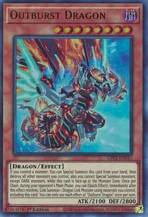 Outburst Dragon (Ultra Rare) (GFP2-EN041) - Ghosts From the Past: The 2nd Haunting 1st Edition
