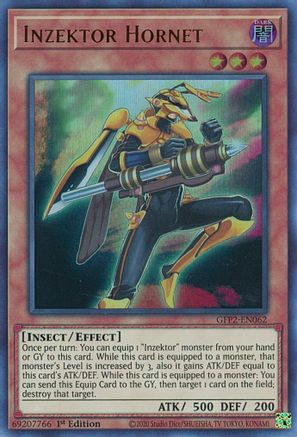 Inzektor Hornet (Ultra Rare) (GFP2-EN062) - Ghosts From the Past: The 2nd Haunting 1st Edition