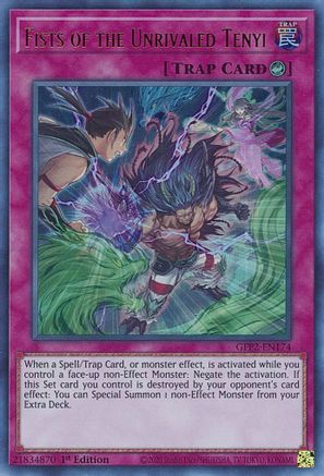 Fists of the Unrivaled Tenyi (Ultra Rare) (GFP2-EN174) - Ghosts From the Past: The 2nd Haunting 1st Edition