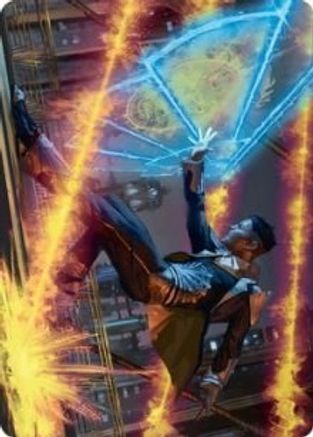 Wingshield Agent Art Card (ASSNC-014) [Art Series: Streets of New Capenna]