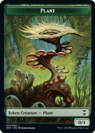 Plant // Beast Double-Sided Token (NCC-27 // 21) [Commander: Streets of New Capenna]