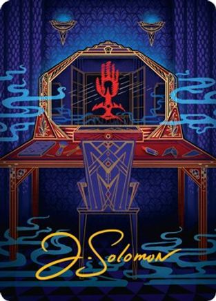 Obscura Charm Art Card (Gold-Stamped Signature) (ASSNC-073) [Art Series: Streets of New Capenna]