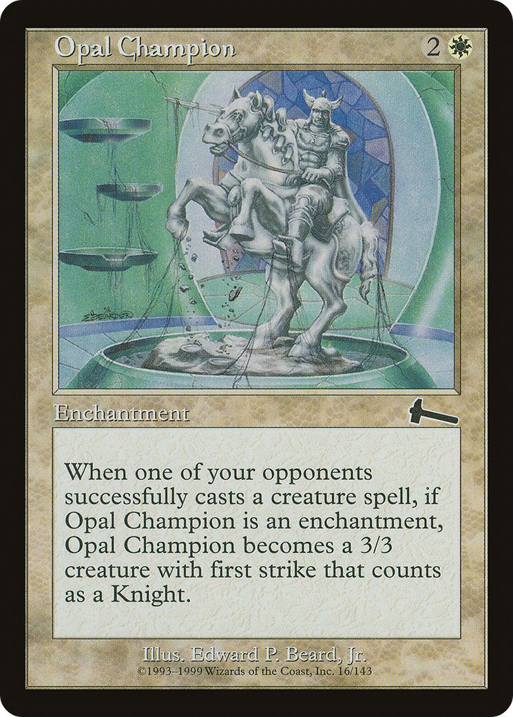 Opal Champion (ULG-016) [Urza's Legacy] Foil