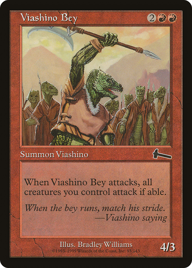 Viashino Bey (ULG-093) [Urza's Legacy] Foil