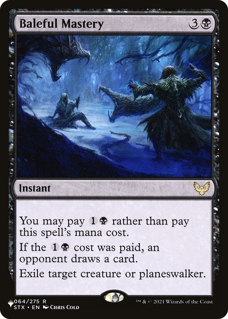 Baleful Mastery (LIST-064/275) [The List]