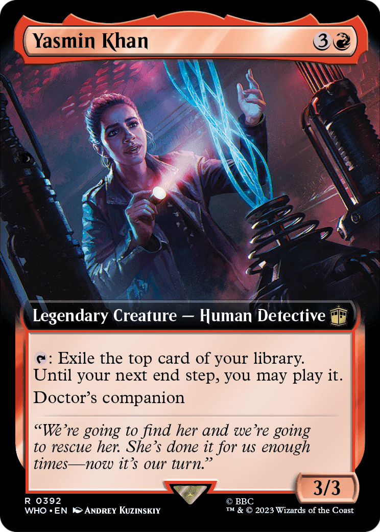Yasmin Khan (Extended Art) (WHO-392) [Doctor Who]