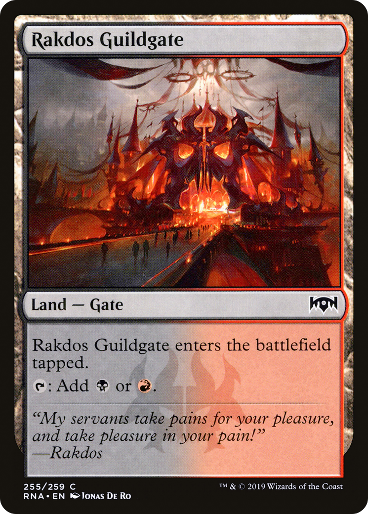 Rakdos Guildgate (RNA-255) [Ravnica Allegiance] Foil