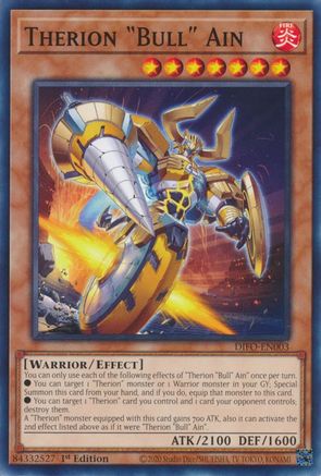 Therion "Bull" Ain (Common) (DIFO-EN003) - Dimension Force 1st Edition
