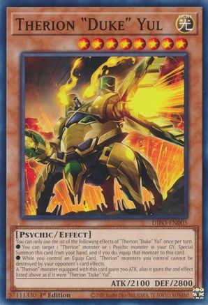 Therion "Duke" Yul (Common) (DIFO-EN005) - Dimension Force 1st Edition
