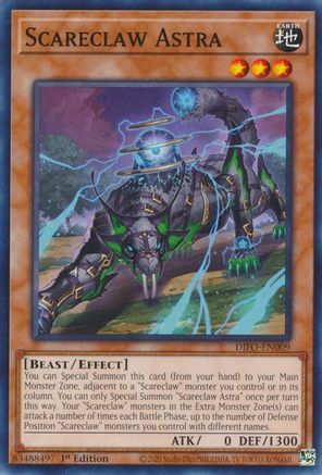 Scareclaw Astra (Common) (DIFO-EN009) - Dimension Force 1st Edition