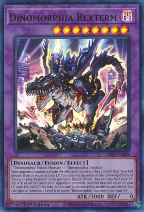 Dinomorphia Rexterm (Ultra Rare) (DIFO-EN038) - Dimension Force 1st Edition