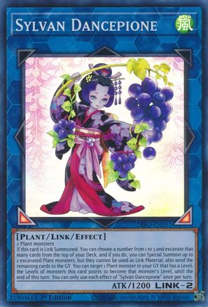 Sylvan Dancepione (Super Rare) (DIFO-EN051) - Dimension Force 1st Edition