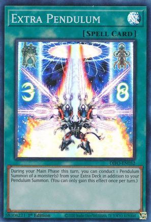 Extra Pendulum (Super Rare) (DIFO-EN052) - Dimension Force 1st Edition