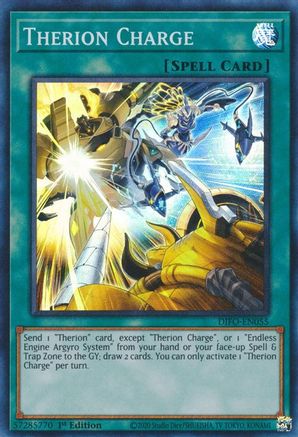Therion Charge (Super Rare) (DIFO-EN055) - Dimension Force 1st Edition