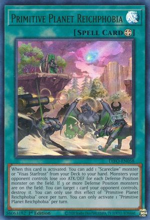 Primitive Planet Reichphobia (Ultra Rare) (DIFO-EN058) - Dimension Force 1st Edition